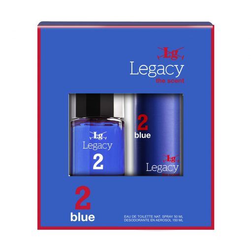 Estuche Legacy 2 Blue (edt X 50 Ml + Deo Spray)