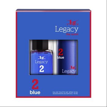Estuche Legacy 2 Blue (edt X 50 Ml + Deo Spray)