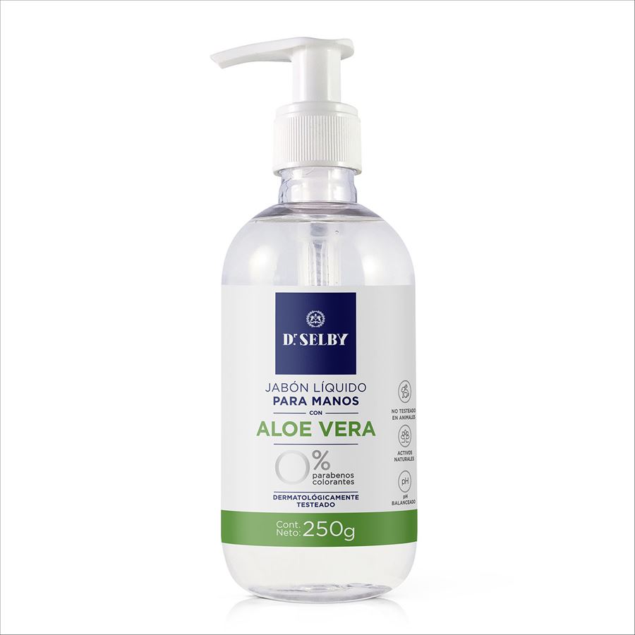 Dr Selby Jabon Liquido Para Manos Con Aloe Vera X 250 Gr