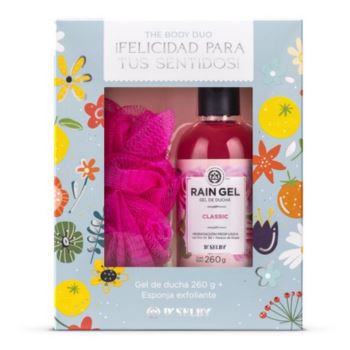 Estuche Rain Gel Classic + Esponja Exfoliante