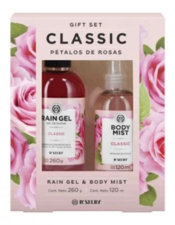 Estuche Rain Gel Classic + Body Mist X 120 Ml