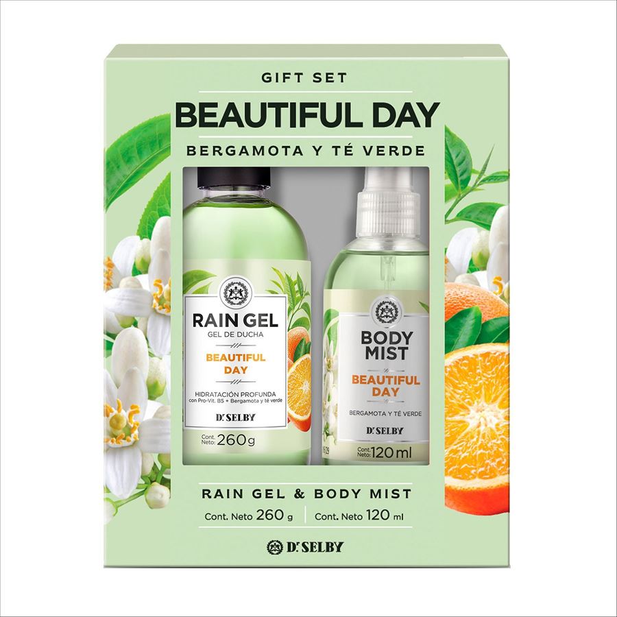 Estuche Rain Gel Beautiful Day + Body Mist X 120 Ml
