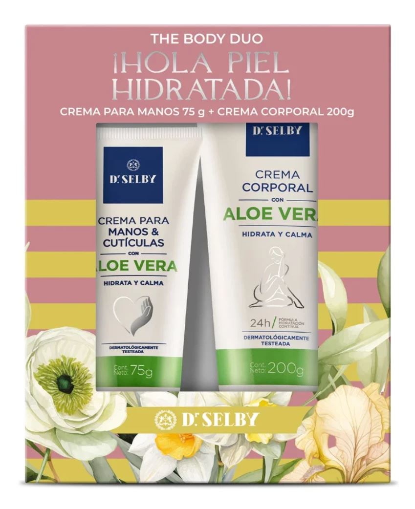 Estuche Dr Selby (crema Corporal + Crema Manos Aloe Vera)