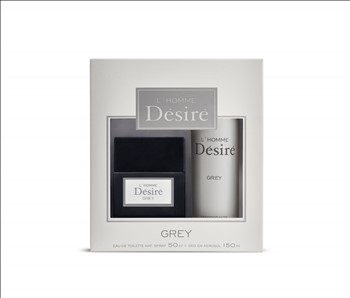 Estuche Desire Grey P/hombre (edt X 50 Ml + Desodorante)