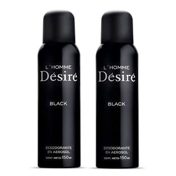 Desire Black Pack X 2 Desodorantes De Hombre