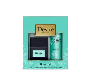 Estuche Desire Beautiful (est X 50 Ml + Desodorante)