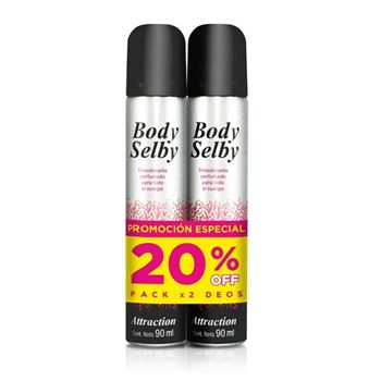 Promo Desodorantes Body Selby Attraction X 2 Unidades