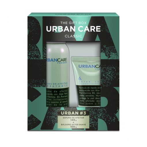 Estuche Urban Care Clasico (espuma 149 Gr + Balsamo 100 Ml)