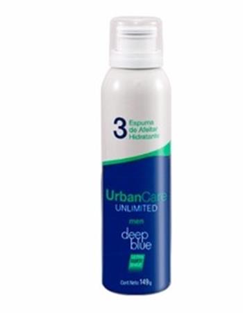 Urban Care Unlimited Deep Blue Espuma De Afeitar X 149 Gr