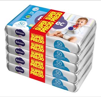 Babysec Ultra Toalla Humeda X 250 (caja 4)