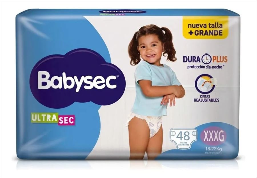 Pañal Babysec Ultra Jumbo Xxxg X 48