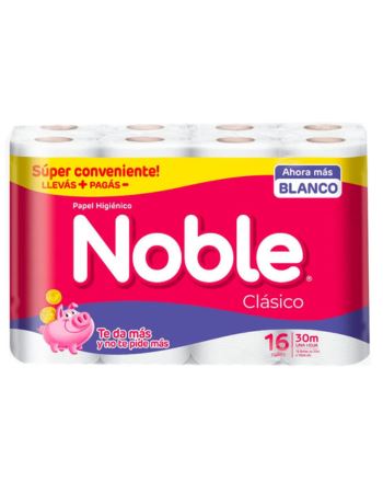 Papel Higienico Noble 30 Mt X 16 (funda X 4) 952