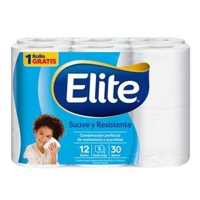 Elite Doble Hoja Suave Y Resistente X 12 (funda X 4) 949