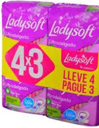 Ladysoft Ultradelgada 4 X 3 (caja X 10)