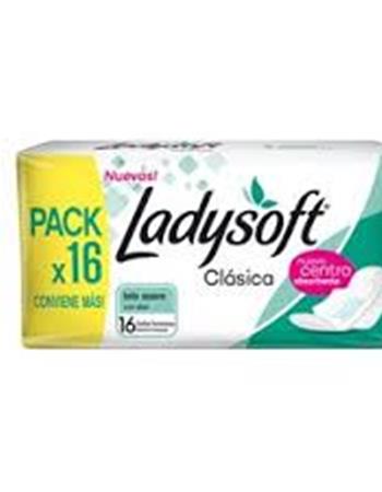 Ladysoft Toalla Clasica X 16 (caja X 18)