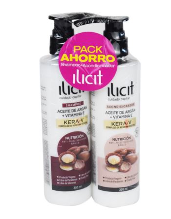 Pack Ilicit (shampu 350 Ml + Acondicionador 350 Ml)