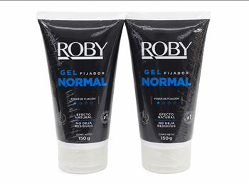 Roby Gel Capilar Fijacion Normal X 150 Gr (pack X 2)