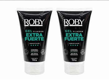Roby Gel Capilar Fijacion Extra Fuerte  X 150 Gr (pack X 2)
