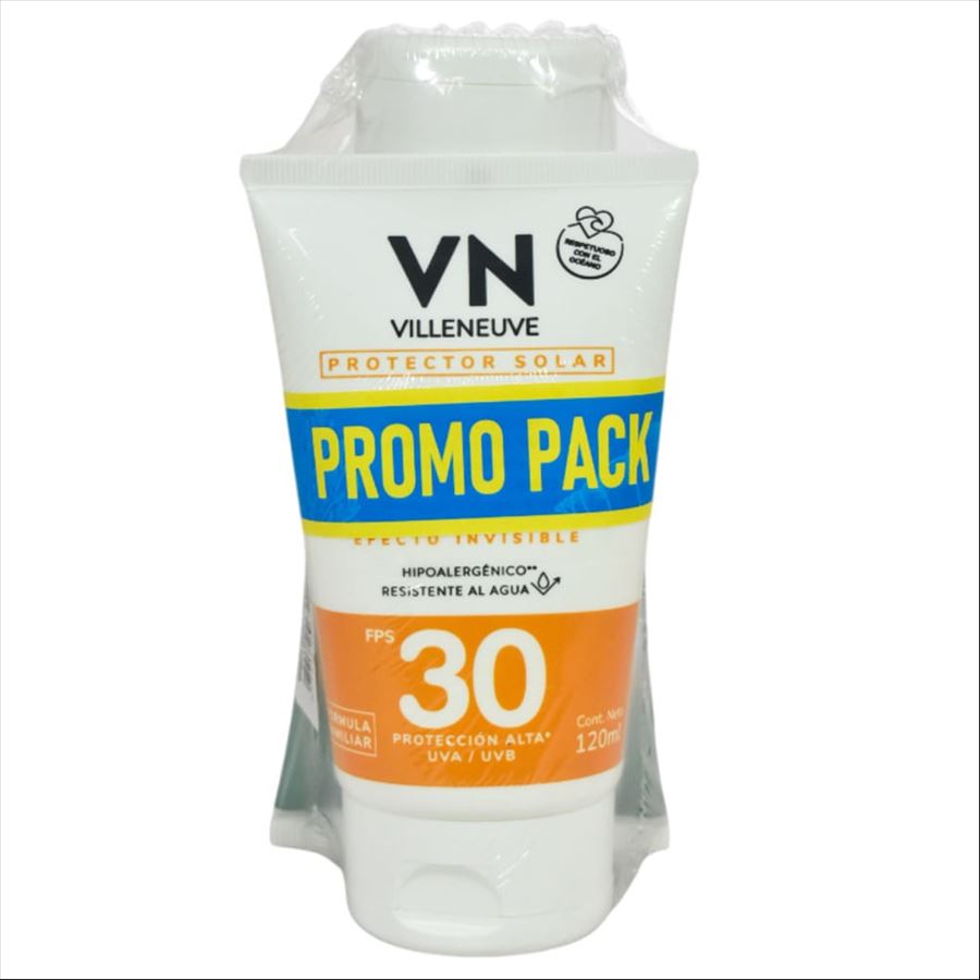 Promo Villeneuve Protector Solar Fps 30 + Gel Post Solar