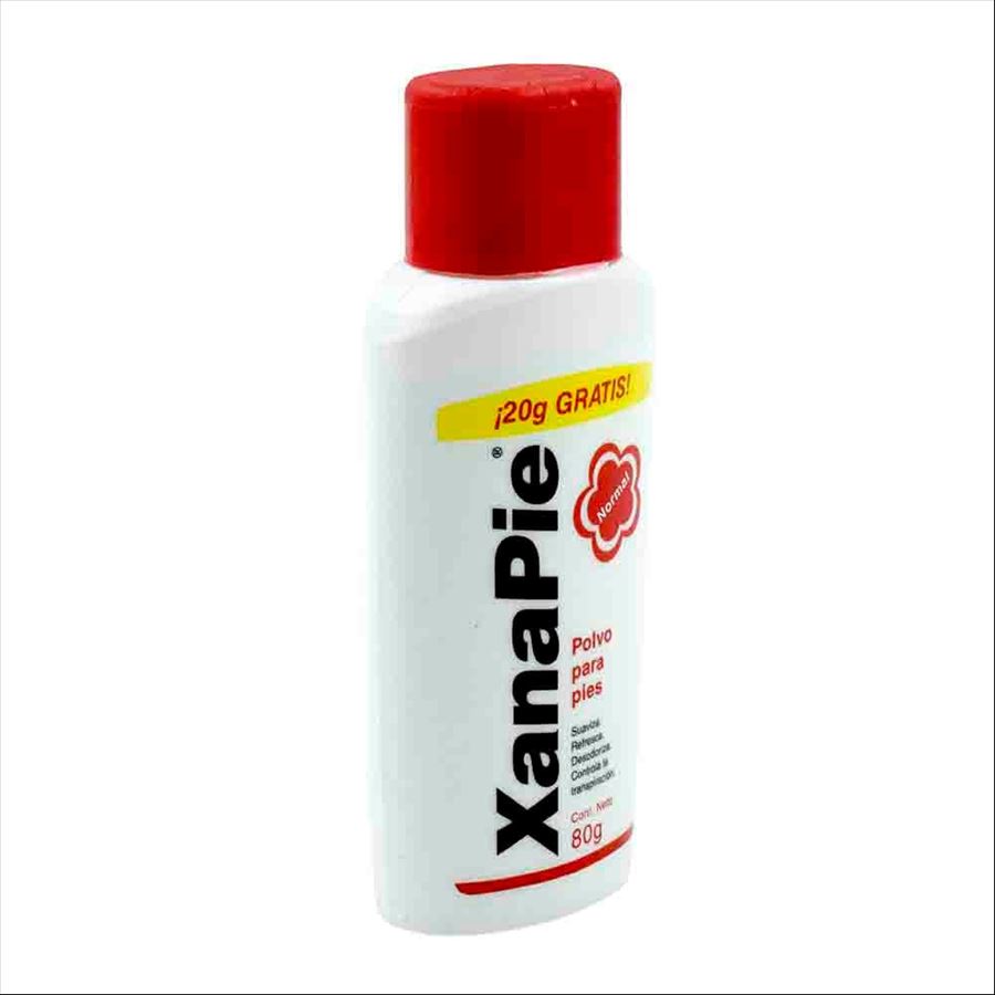 Xanapie Talquera Roja Normal X 80 Gr  X080
