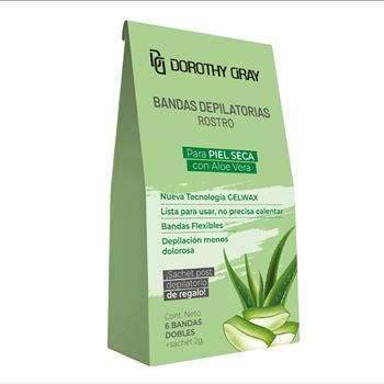 Dorothy Gray Banda Depilatoria Facial X 6 Ud. Piel Seca