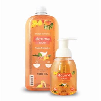 Pack Ecume Espuma Litro Frutos Tropicales + 300 Ml C/valvula