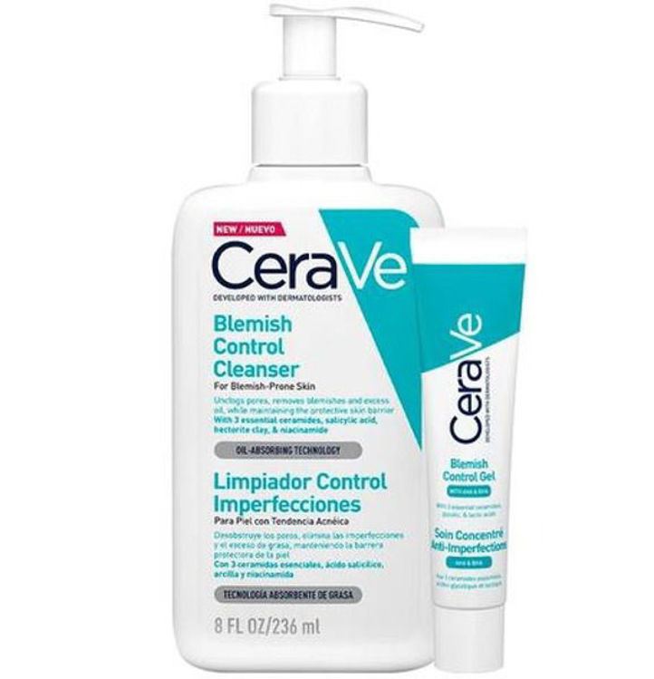 Necessaire Cerave Foaming 8oz + Crema Oil Control