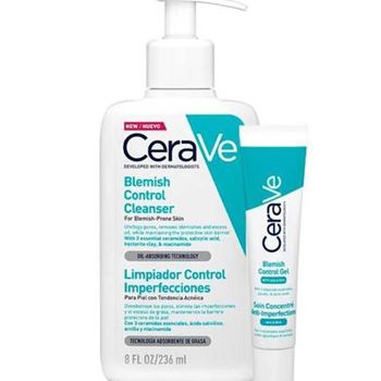 Necessaire Cerave Foaming 8oz + Crema Oil Control