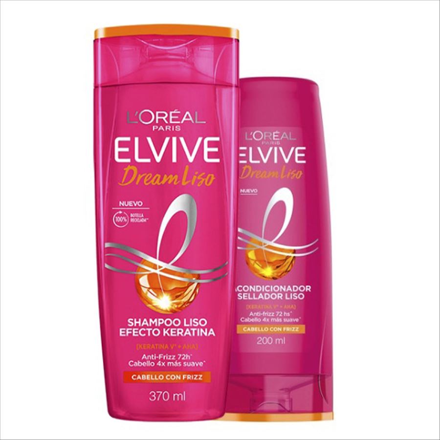 Pack Elvive Dream Liso (shampu 370 + Acond 200)