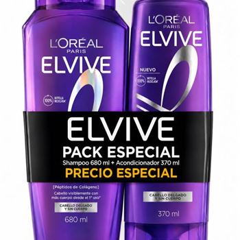 Pack Elvive Colageno Lifter Engrosador (sha 370 + Aco 370)