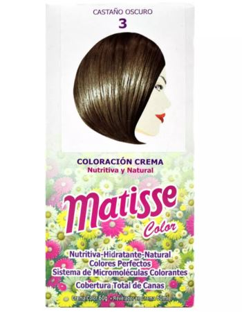 Tinta Matisse #3 Castaño Oscuro