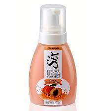 Six Espuma De Ducha Y Manos X 270 Ml (batido De Durazno)