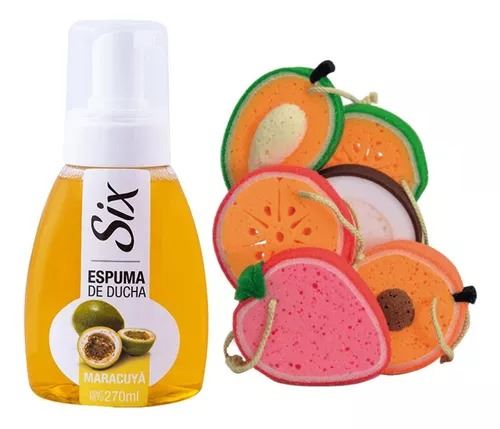 Pack Six (espuma Ducha + Esponja) - Maracuya   1107