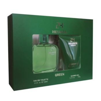 Estuche Casapueblo 24 Heures Green (edt 100 + Gel De Ducha)