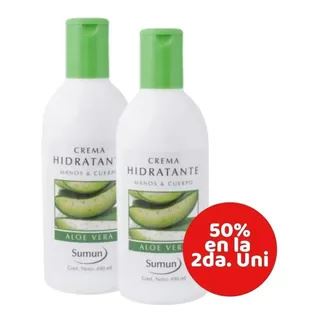 Sumun Crema Corporal Aloe Vera X 2 Unidades