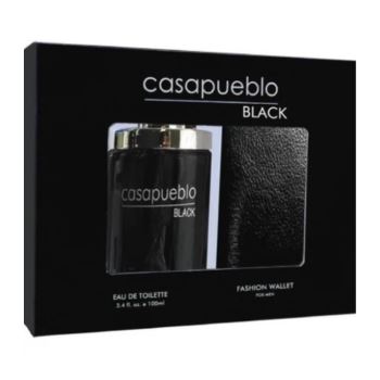 Estuche Casapuebl Navy Black (edt 100 Ml + Billetera)
