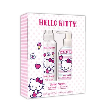 Hello Kitty Sweet Sunset Set (body Splash 200 + Shower Gel)