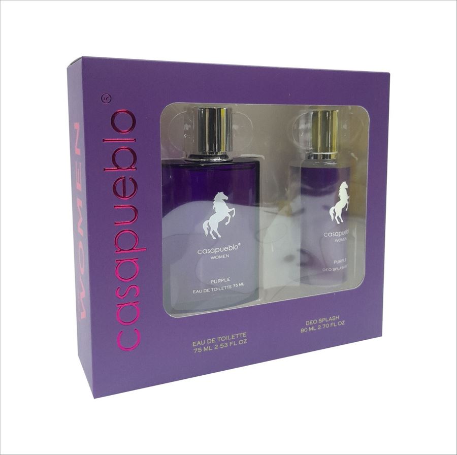 Estuche Casapueblo Wild Purple (edt 75 Ml/body Splash 80ml)