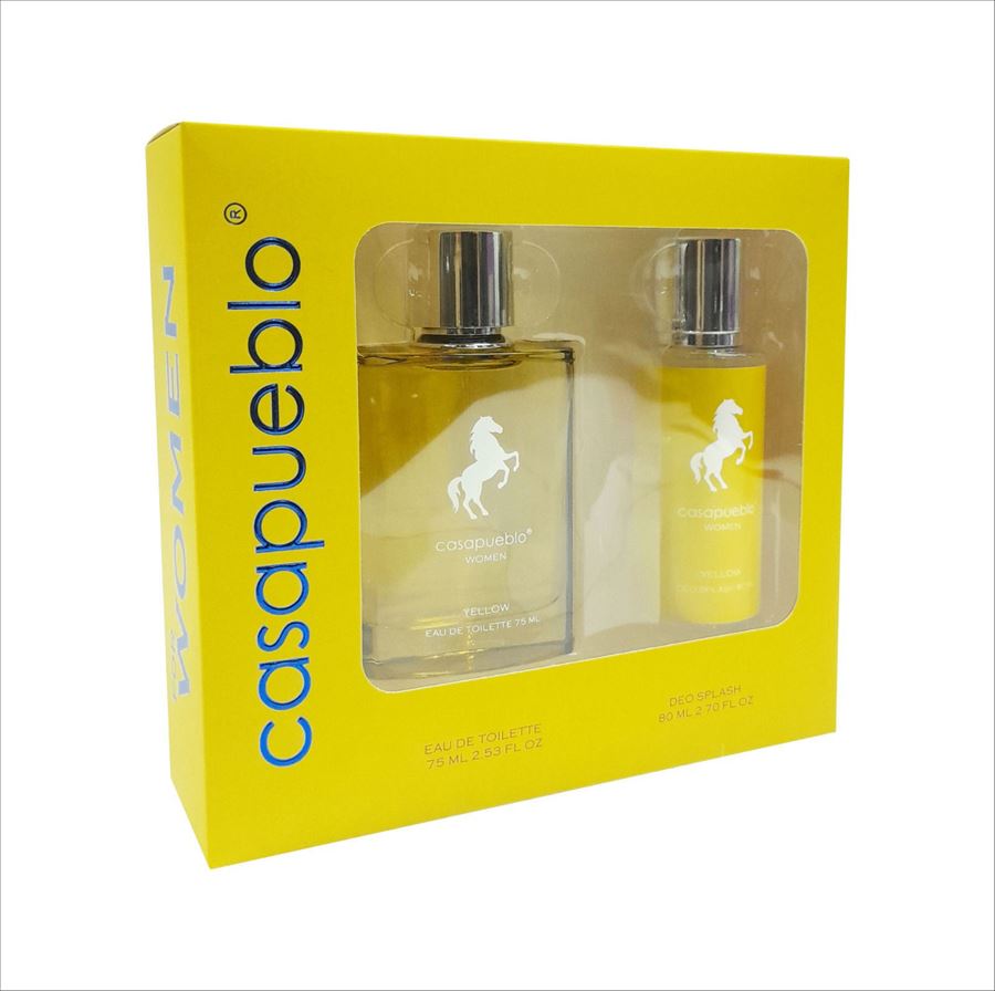Estuche Casapueblo Wild Yellow Edt 75 Ml/body Splash 80 Ml)
