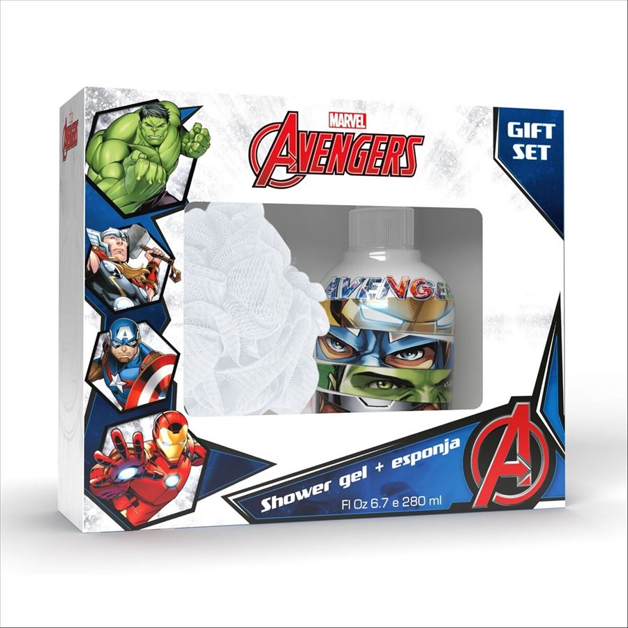 Estuche Avengers (shower Gel X 280 Ml + Esponja)