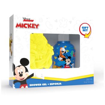 Estuche Disney Mickey (shower Gel X 280 Ml + Esponja)