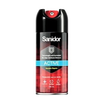 Sanidor Desodorante En Aerosol Hombre 150 Ml - Active