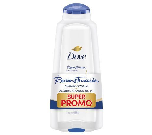 Pack Shampu Dove Reconstruccion(shampu 750ml + Acond 400ml)