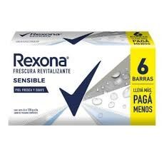 Jabon Rexona Sensible X 6 Unidades