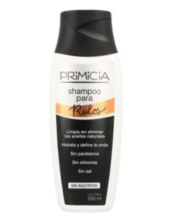 Primicia Shampu Para Rulos X 250 Sin Sulfato