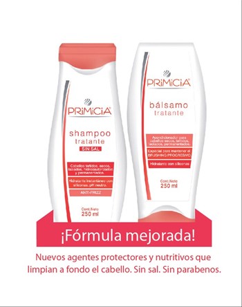 Pack Primicia Sin Sal (shampu 250  + Acondicionador 250)