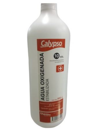 Calypso Agua Oxigenada 10 Vol X 1 Litro