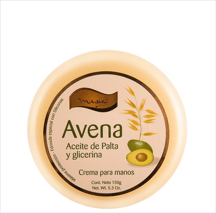 Magle Crema De Manos De Avena/palta/glicerina X 150 Gr (300)
