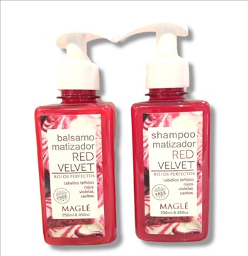 Pack Red Velvet (shampu 250 + Acondicionador Al 50%)