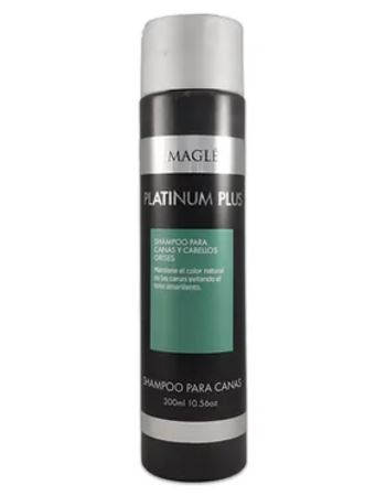 Magle Shampu Platinum Plus Para Canas Y Grises X 300 Ml